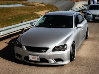 2008 Toyota Mark X I Рестайлинг, серый, 1850000 рублей, вид 1