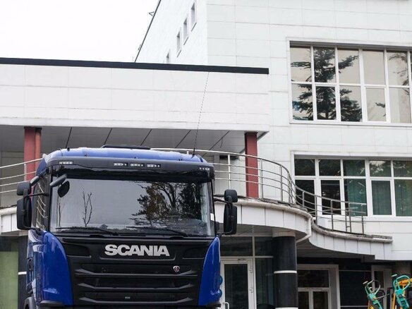 2018 Scania G-series, синий