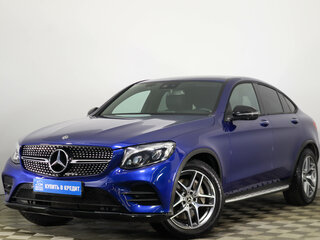 2017 Mercedes-Benz GLC Coupe 300 I (C253), синий, 3529000 рублей, вид 3