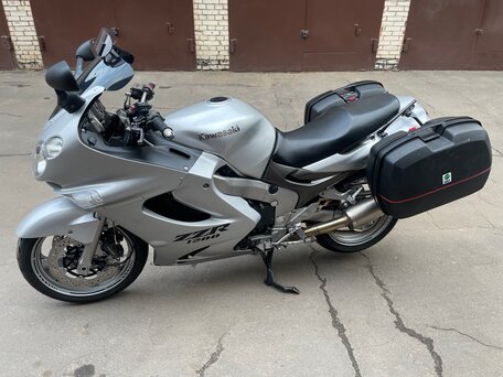2002 Kawasaki ZZR 1200, серебристый, 450000 рублей, вид 5