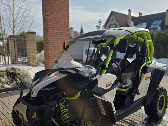 2015 BRP Can-Am Maverick 1000R, белый, 1500000 рублей - вид 8