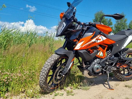 2023 KTM 390 Adventure, оранжевый, 599000 рублей, вид 2
