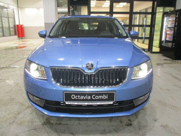 2016 Skoda Octavia III (A7), голубой - вид 1