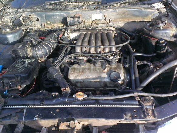 1993 Mitsubishi Diamante I, чёрный - вид 5