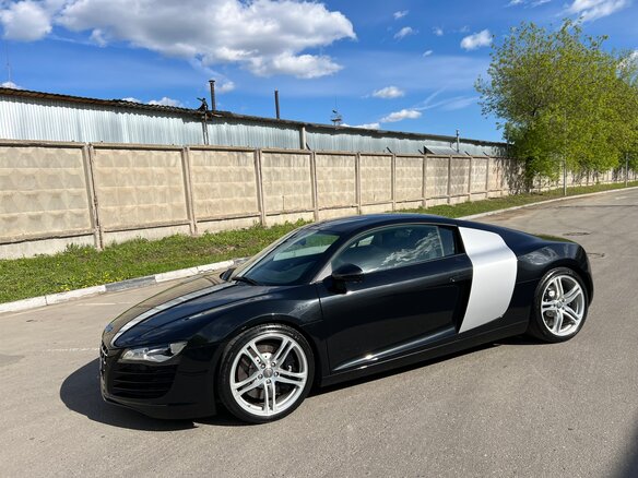 2008 Audi R8 V8 I (Typ 42), чёрный - вид 8