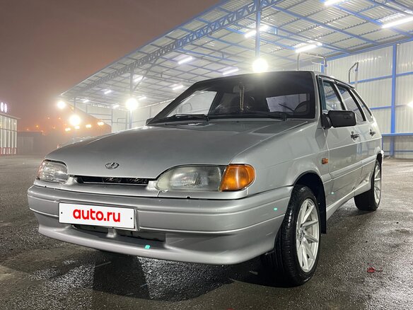 2007 Lada (ВАЗ) 2114, серебристый, 210000 рублей