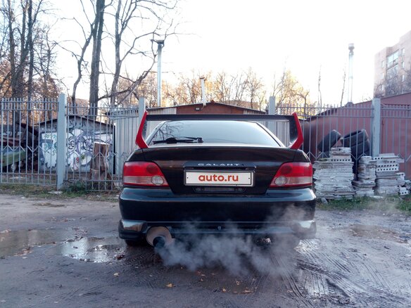 1999 Mitsubishi Galant VR-4 VIII Рестайлинг, чёрный - вид 3