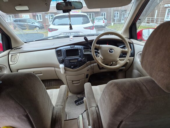 2002 Mazda MPV II (LW), красный, 405000 рублей - вид 8