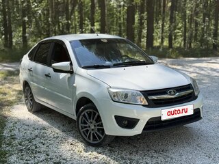 2016 Lada (ВАЗ) Granta I, белый, 549000 рублей, вид 2