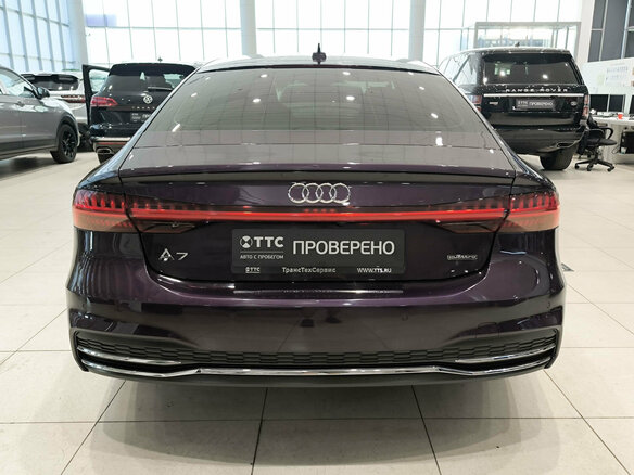2019 Audi A7 55 TFSI II (4K), фиолетовый, 4500000 рублей - вид 5