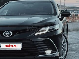 2021 Toyota Camry US Market VIII (XV70) Рестайлинг, чёрный, 3150000 рублей, вид 4