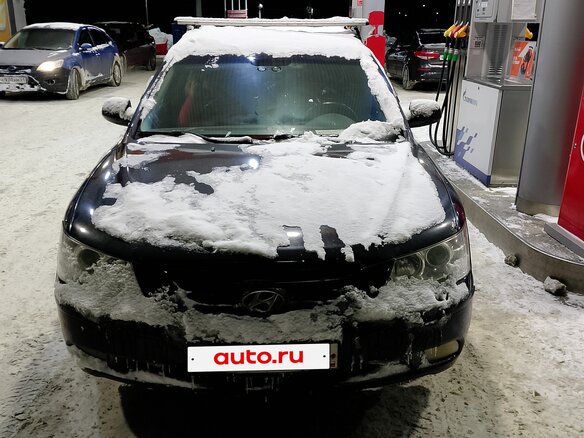 2008 Hyundai Sonata V (NF), чёрный, 370000 рублей - вид 2