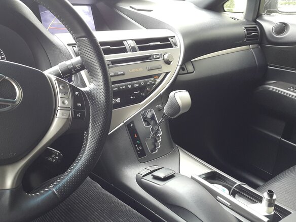 2012 Lexus RX 450h III Рестайлинг, чёрный - вид 10