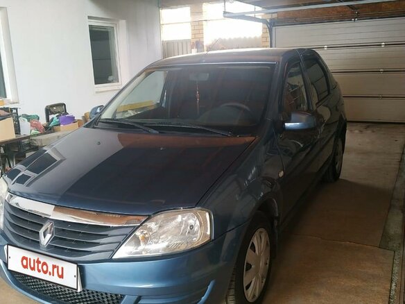 2013 Renault Logan I Рестайлинг, синий, 650000 рублей