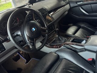 2001 BMW X5 3.0d I (E53), серебристый, 950000 рублей, вид 4