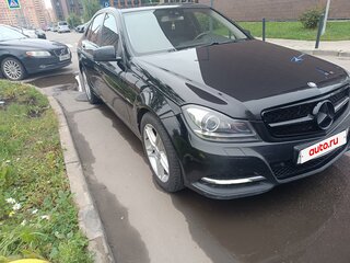 2012 Mercedes-Benz C-Класс 180 BlueEFFICIENCY III (W204) Рестайлинг, чёрный, 1150000 рублей, вид 3