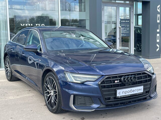 2019 Audi A6 45 TFSI V (C8), синий, 2590000 рублей, вид 3