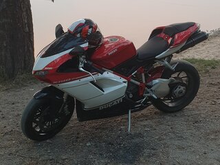 2010 Ducati 848, красный, 600000 рублей, вид 2