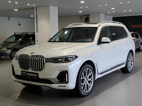2019 BMW X7 40i I (G07), белый, 5600000 рублей, вид 1