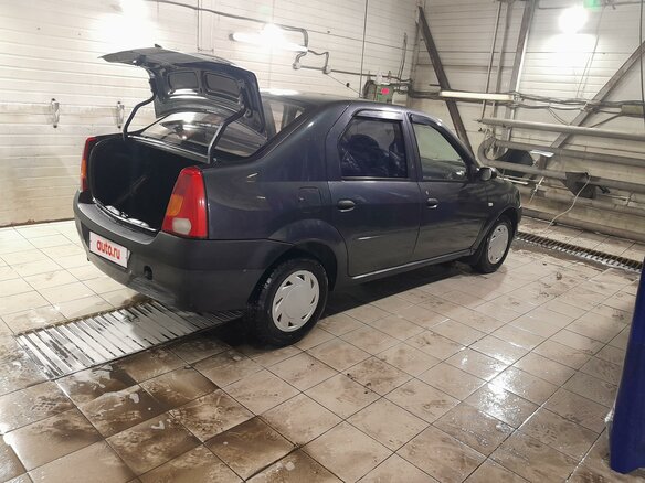 2008 Renault Logan I, серый, 490000 рублей - вид 1