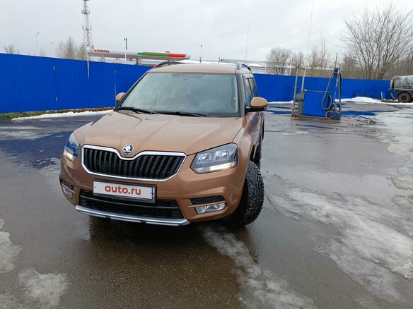 2014 Skoda Yeti I Рестайлинг, коричневый, 1106000 рублей