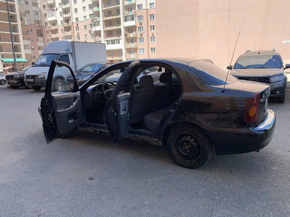 2008 Chevrolet Lanos I, чёрный, 90000 рублей - вид 4