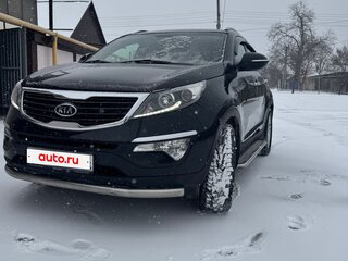 2012 Kia Sportage III, чёрный, 1350000 рублей, вид 3