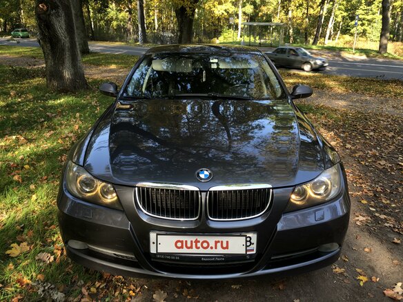 2006 BMW 3 серии 325i V (E90/E91/E92/E93), серый - вид 2