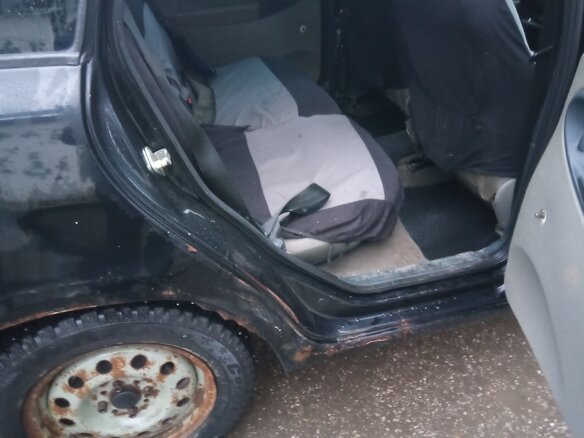 2010 Lada (ВАЗ) Kalina I, синий, 130000 рублей - вид 15