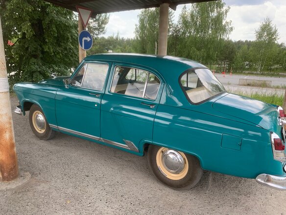 1962 ГАЗ 21 «Волга» 21В, голубой - вид 2
