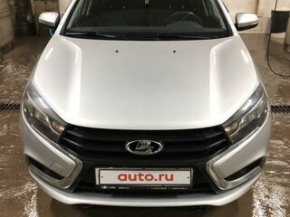 2017 Lada (ВАЗ) Vesta I, серебристый, 1000000 рублей, вид 1