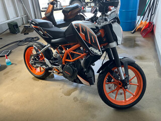 2014 KTM 390 Duke, чёрный, 460000 рублей, вид 1