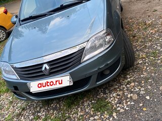 2012 Renault Logan I Рестайлинг, синий, 370000 рублей, вид 2