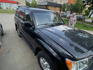 2002 Toyota Land Cruiser 100 Series, чёрный, 2115000 рублей, вид 1