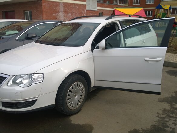 2008 Volkswagen Passat B6, белый