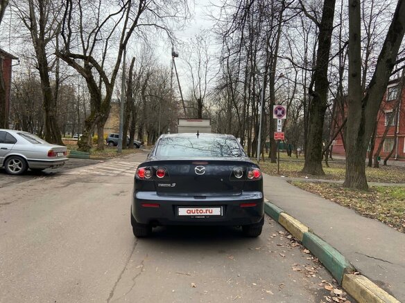 2007 Mazda 3 I (BK) Рестайлинг, серый - вид 2