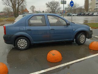 2010 Renault Logan I Рестайлинг, синий, 300000 рублей, вид 2