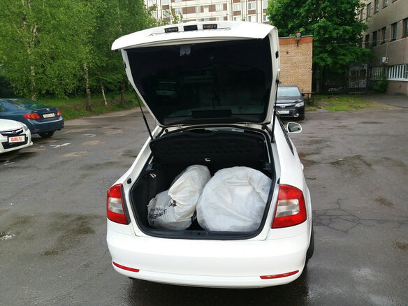 2013 Skoda Octavia II (A5) Рестайлинг, белый - вид 14