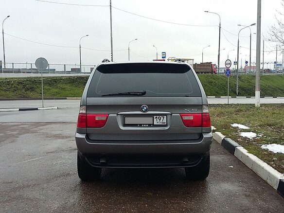 2005 BMW X5 3.0i I (E53) Рестайлинг, серый - вид 8