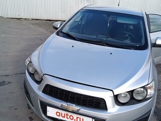2012 Chevrolet Aveo II, серебристый, 830000 рублей, вид 3