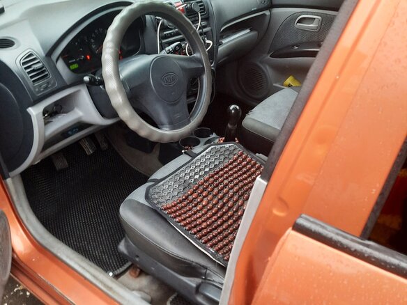 2006 Kia Picanto I, оранжевый, 300000 рублей - вид 5