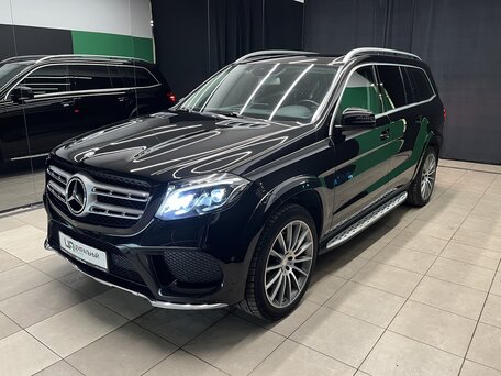 2016 Mercedes-Benz GLS 400 I (X166), чёрный, 4500000 рублей, вид 3