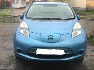 2012 Nissan Leaf I (ZE0/AZE0), голубой, 650000 рублей, вид 1