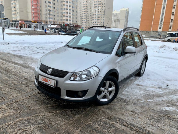 2010 Suzuki SX4 I (Classic) Рестайлинг, серый - вид 4