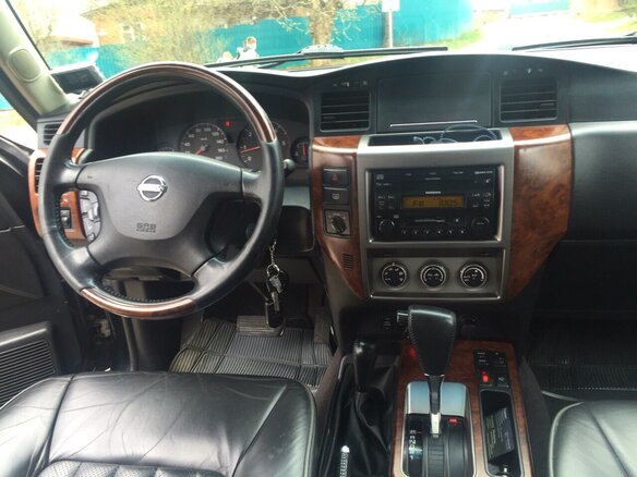 2005 Nissan Patrol V (Y61) Рестайлинг, чёрный - вид 7