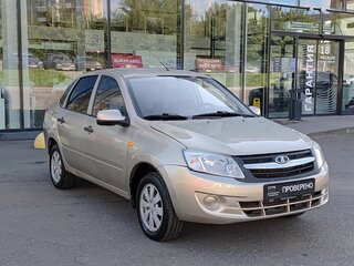 2013 Lada (ВАЗ) Granta I, бежевый, 268000 рублей, вид 3