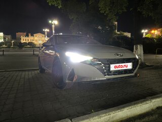 2021 Hyundai Elantra VII (CN7), серый, 1750000 рублей, вид 4