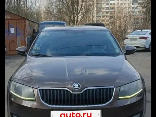 2016 Skoda Octavia III (A7), коричневый, 1280000 рублей