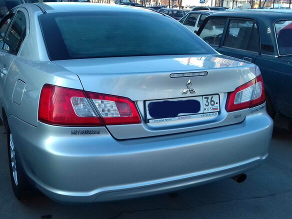 2008 Mitsubishi Galant IX Рестайлинг 2, серебристый