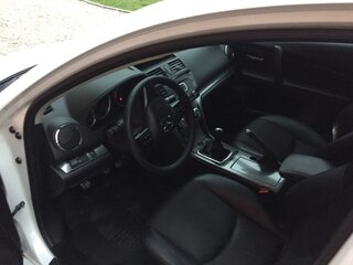 2011 Mazda 6 II (GH) Рестайлинг, белый, 850000 рублей, вид 5
